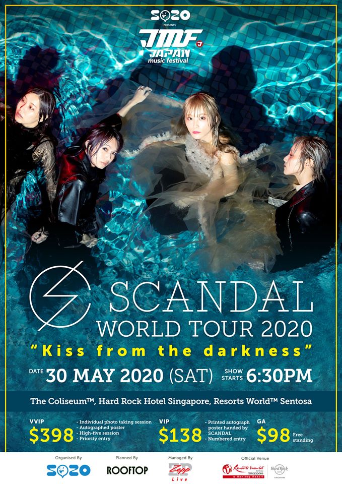 SCANDAL WORLD TOUR 2020 Kiss from the darkness - SOZO